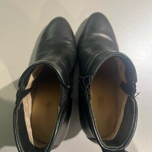Michael Kors Black Leather Men's Boots